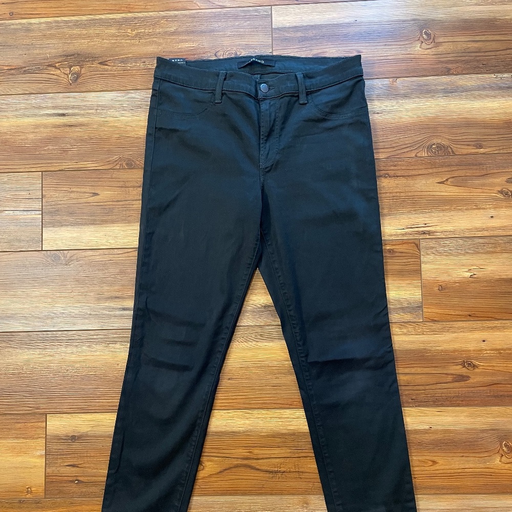 J brand dark green skinny pants